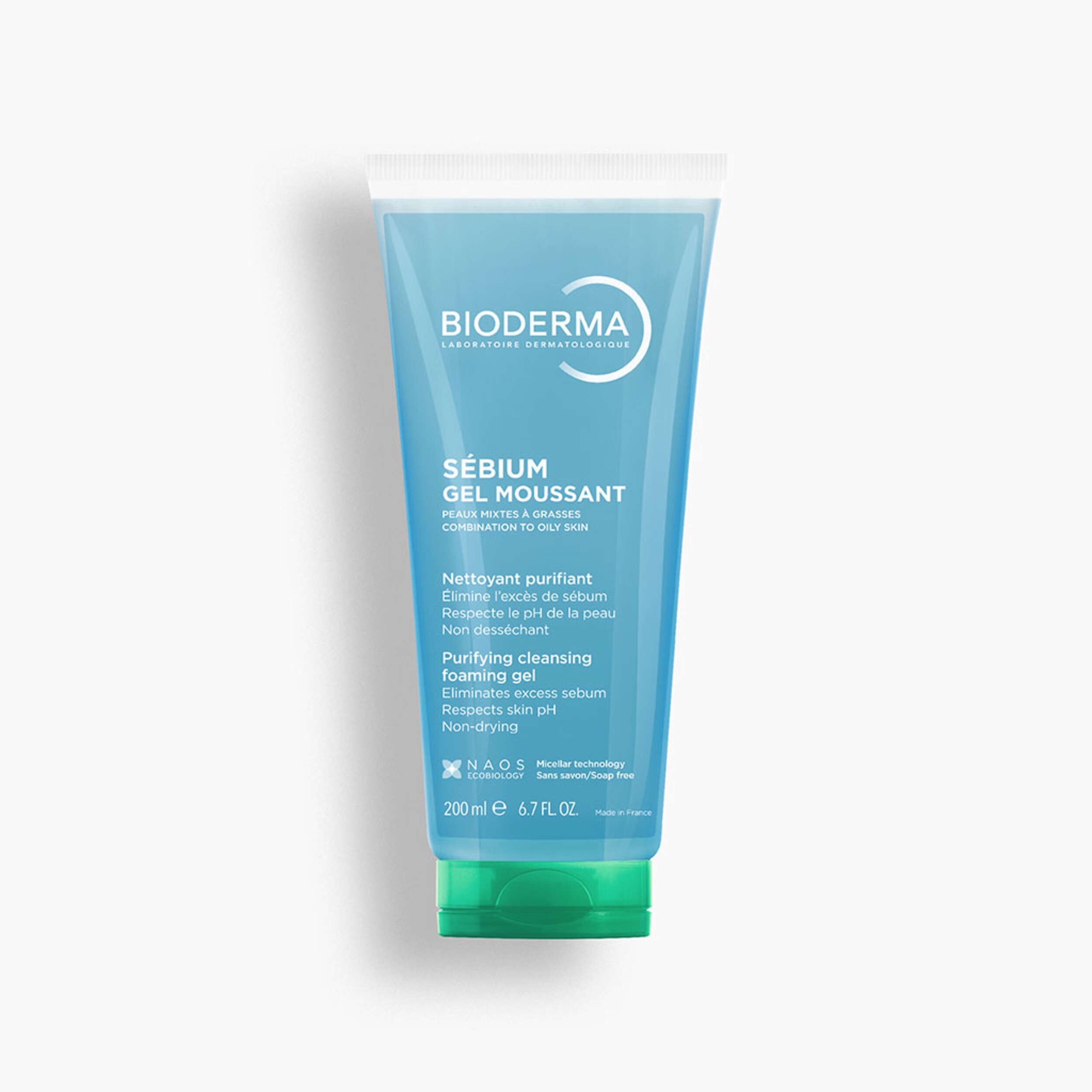 BIODERMA SÉBIUM GEL MOUSSANT PURIFIANT 200ML view 1