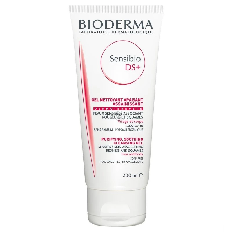 BIODERMA Sensibio DS+ جل منظف ملطف 200مل view 1