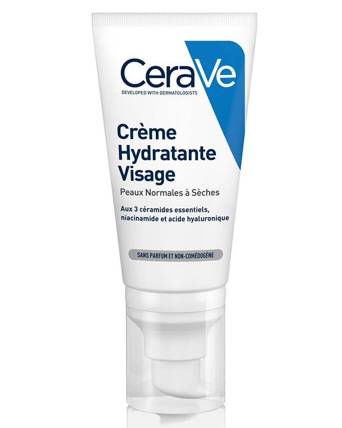 CeraVe Crème Hydratante Visage Peaux Normales à Sèches view 1