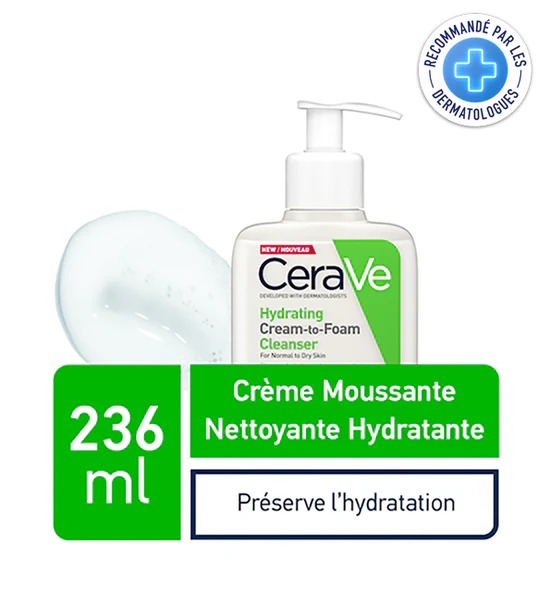 CeraVe Crème Moussante Nettoyante Hydratante view 1