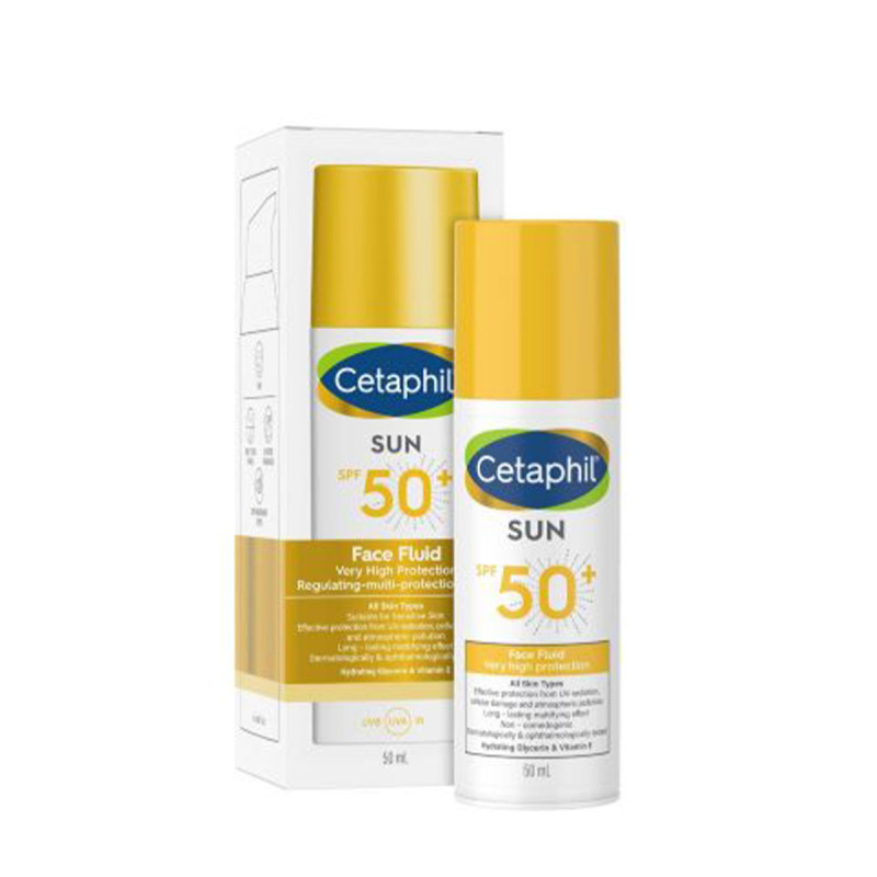 Cetaphil Sun Face Fluid واقي شمسي SPF 50+ 50مل view 1