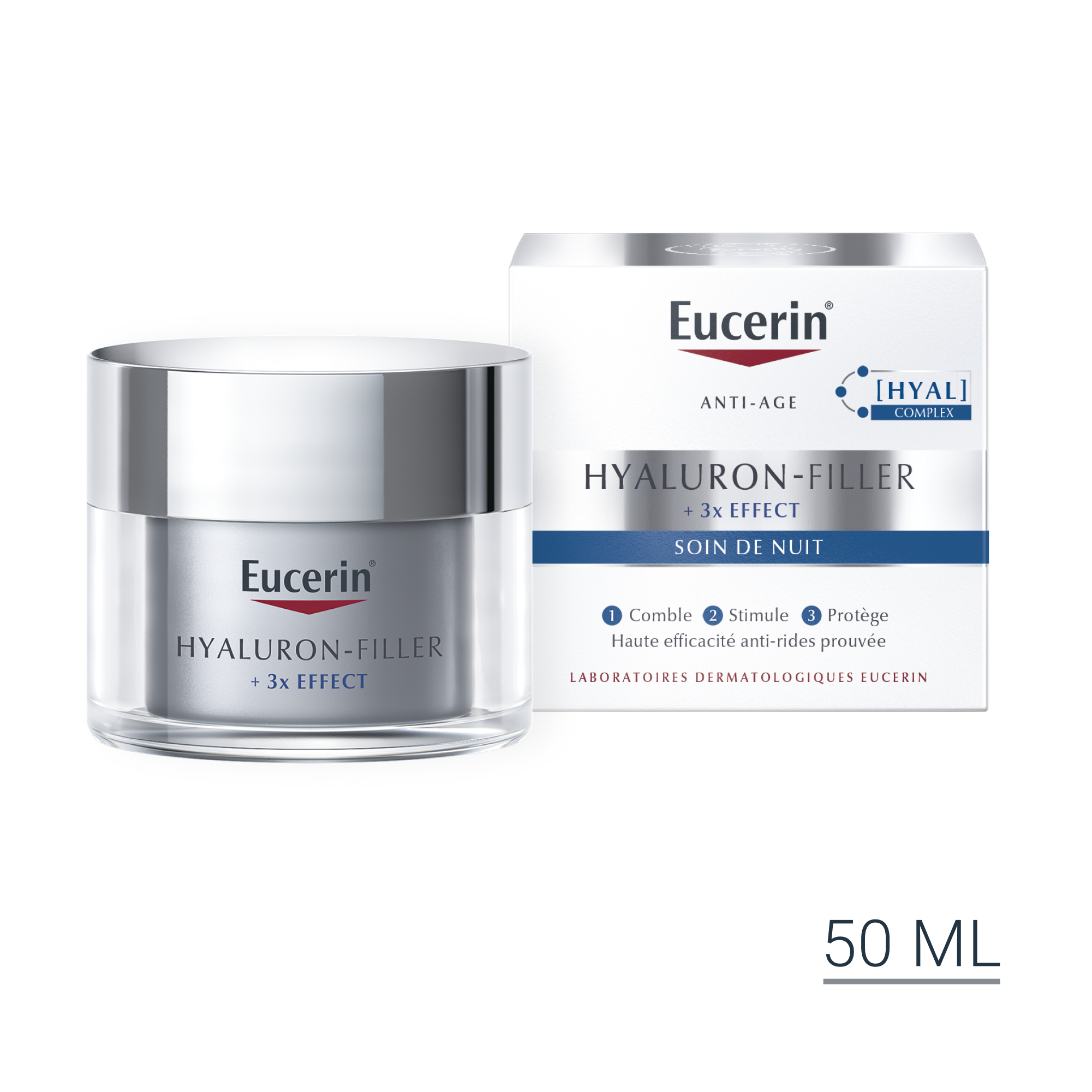 Eucerin Hyaluron-Filler كريم ليلي view 1