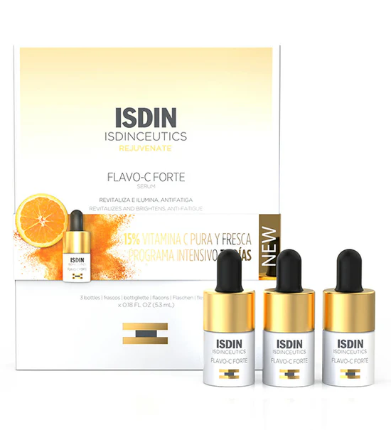 ISDIN Flavo-C Forte سيروم فيتامين C لتجديد البشرة 3 قنينات view 1