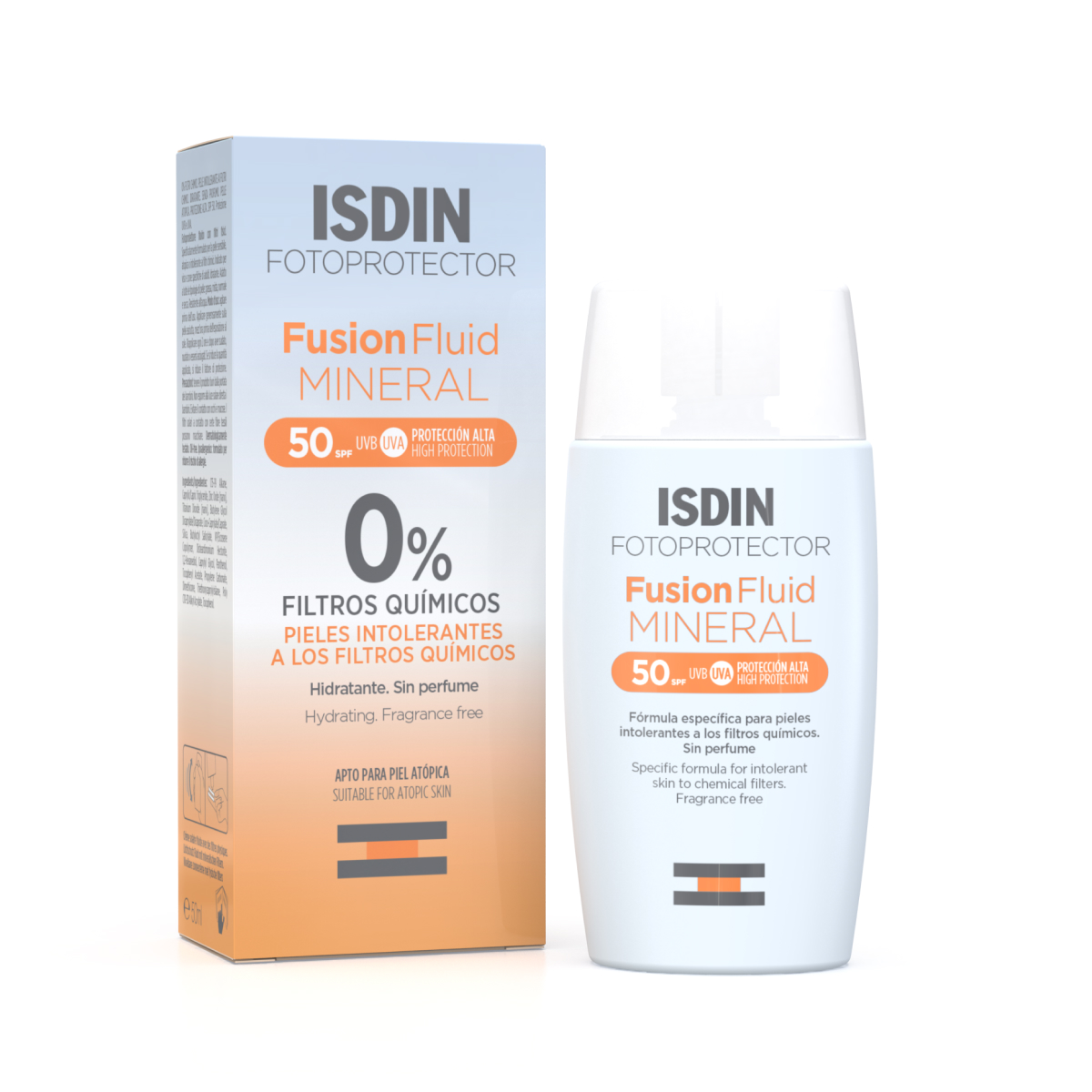 ISDIN Fotoprotector Fusion Fluid Mineral واقي شمسي معدني SPF50+ view 1