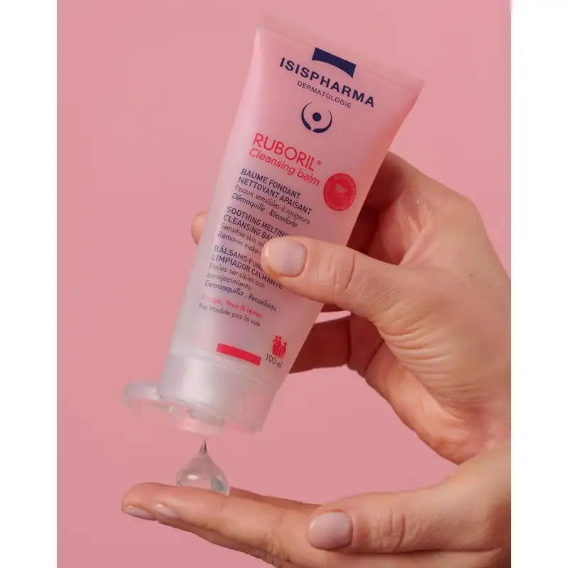 ISISPHARMA RUBORIL بلسم منظف ومهدئ للبشرة الحساسة 100مل