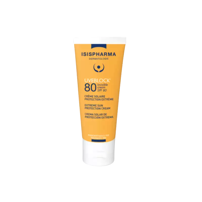 ISISPHARMA UVEBLOCK 80 كريم واقي شمسي SPF 80 view 1